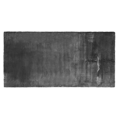 Rug Happy 070X140Cm Dark Grey von Indomex