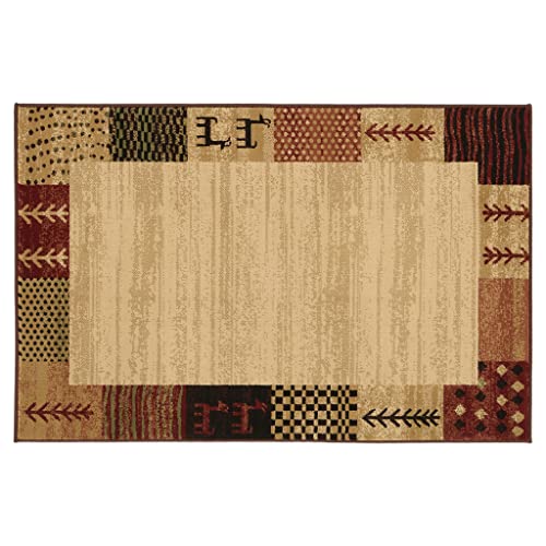 Rug Ian 103 080X120Cm Multicolor Rug Ian 103 080X120Cm Multicolor von Indomex