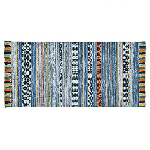 Rug Kavya 060X090Cm Blue Rug Kavya 060X090Cm Blue von Indomex