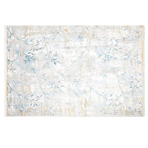 Rug Kelly 160X230Cm Grey/Dark Blue von Indomex