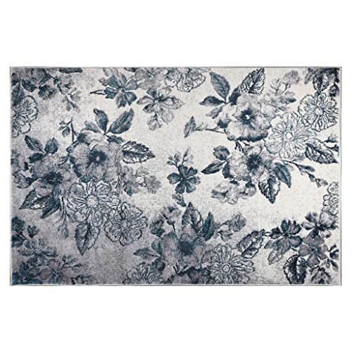 Rug Modernsoft 080X120Cm 4245Turquoise von Indomex