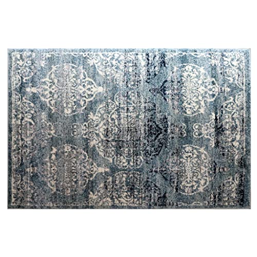 Rug Modernsoft 080X120Cm 4701 Blue Rug Modernsoft 080X120Cm 4701 Blue von Indomex