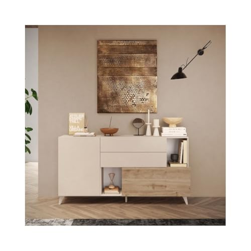 Indomita Anrichte Marion 180 x 42 x 94 h Farbe Kaschmir und Cadiz von Indomita