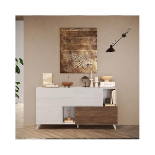 Indomita Anrichte weiß glänzend und Mercure Marion 180 x 42 x 94h von Indomita