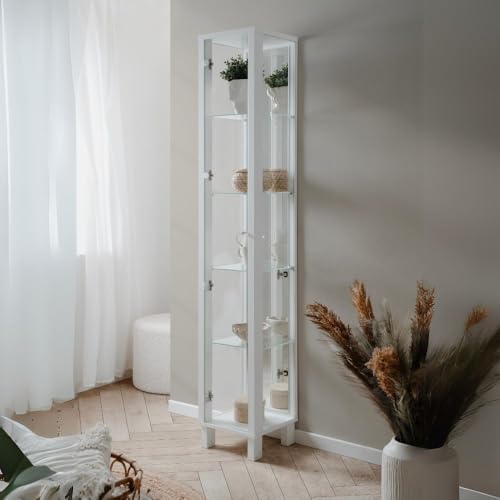 Indomita Vitrine Farbe Weiß mit Tür und 4 Einlegeböden Albi52A 33 x 33 x 189H Indomita Vitrine Farbe Weiß mit Tür und 4 Einlegeböden Albi52A 33 x 33 x 189H von Indomita