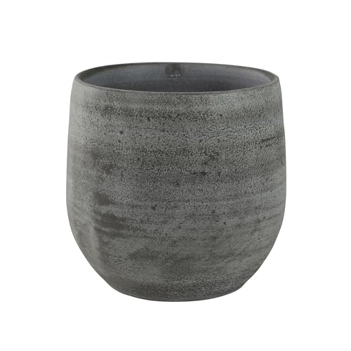 Indoor-Helden Blumentopf Esra Ø 18 cm Höhe 16 cm, handgefertigter Übertopf Grau, Übertöpfe für Zimmerpflanzen, Pflanzentopf, Keramik-Pflanzgefäß Indoor-Helden Blumentopf Esra Ø 18 cm Höhe 16 cm, handgefertigter Übertopf Grau, Übertöpfe für Zimmerpflanzen, Pflanzentopf, Keramik-Pflanzgefäß von Indoor-Helden