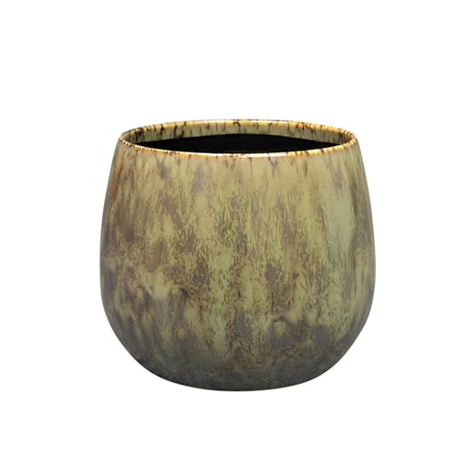 Keramik Blumentopf 15,5 cm Grün Pflanzentopf für Innen, Moderner Übertopf, Blumen Übertopf, Pflanzkübel, Keramik Pflanzgefäß Keramik Blumentopf 15,5 cm Grün Pflanzentopf für Innen, Moderner Übertopf, Blumen Übertopf, Pflanzkübel, Keramik Pflanzgefäß von Indoor-Helden