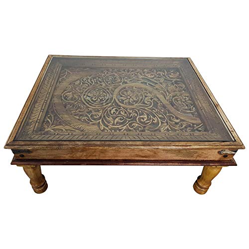 Couchtisch Wohnzimmertisch 110x90 Indischer Bajot Orientalischer Orient Tisch Größe 90x90 Couchtisch Wohnzimmertisch 110x90 Indischer Bajot Orientalischer Orient Tisch Größe 90x90 von Indoortrend