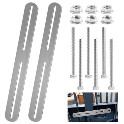 2Stk Befestigungsset für Zaunbriefkasten,Zaunbefestigung Briefkasten Befestigung 360 x 24mm,Zaunbefestigung für Briefkästen Befestigungsset für Briefkasten Zaunmontage,Mit 6 M5-Schrauben von Indrnif