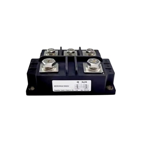 IndusTradCorp 300A 3-Phasen-Diodenbrückengleichrichter MDS300A 800V 1000V 1200V 1400V 1600V 1600V 1800V 2000V 2500V MDS300A-16 Brückengleichrichter(MDS300A-1600V) von IndusTradCorp