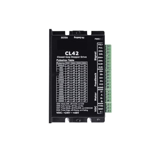 IndusTradCorp CL42 Schrittmotor-Controller, Nema17 Schrittmotortreiber Closed Loop-Treiber 24-48 VDC 0,5-8 A Digitaler Schrittmotor 2-Phasen-Motor-Controller IndusTradCorp CL42 Schrittmotor-Controller, Nema17 Schrittmotortreiber Closed Loop-Treiber 24-48 VDC 0,5-8 A Digitaler Schrittmotor 2-Phasen-Motor-Controller von IndusTradCorp