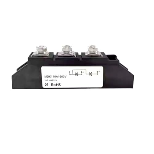 IndusTradCorp MDK26A 40A 55A 70A 90A 110A 1600V Gleichrichtermodul, DC Solar Anti-Reverse-Diode, Photovoltaikdiode Zwei Eingänge und EIN Ausgang(MDK110A-M220) von IndusTradCorp
