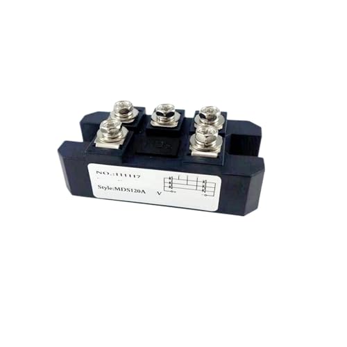 IndusTradCorp MDS120A Dreiphasen-Gleichrichterbrückenmodul 120A 12 V 24 V 48 V 68 V 72 V 110 V 1600 V Gleichrichterbrücke(MDS120A 48V) von IndusTradCorp
