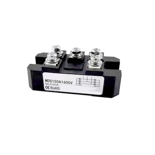 IndusTradCorp MDS60-16 60A 75A 90A 100A 120A 150A Dreiphasen-Gleichrichtermodul, MDS100-16 AC/DC-Modul 1600V 60A 3-Phasen-Diodenbrückengleichrichter(MDS150A 1600V) von IndusTradCorp