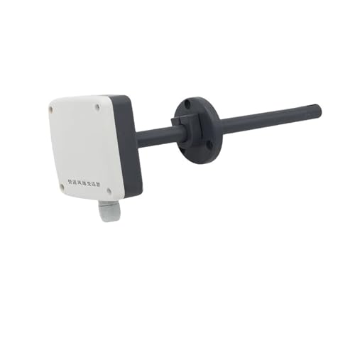 IndusTradCorp Windgeschwindigkeitssensor for Rohrleitungen, RS485 4-20 mA 0-5 V 0-10 V Tachometer, Luftgeschwindigkeitsmesser, Luftstrom-Luftgeschwindigkeitssender(0-20M S 0-5V Output) von IndusTradCorp