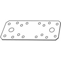 ART 81503 Flachverbinder Stahl 133 x 55 x 2,5 sendzimirverz. FS von Industrial Quality Supplies