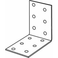 ART 81507 Lochplattenwinkel Stahl 60 x 60 x 50 sendzimirverz. FS von Industrial Quality Supplies