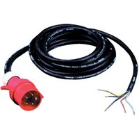 Anschlussleitung H07RN-F 5x1,5 mm² 5m m.CEE Stecker schwarz f.Innen/Außen von Industrial Quality Supplies