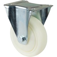 BS Rollen Bockrolle D.150mm Trgf.300kg Ku.Platte L135xB110mm Farbe Rl.weiß BS Rollen Bockrolle D.150mm Trgf.300kg Ku.Platte L135xB110mm Farbe Rl.weiß von Industrial Quality Supplies