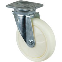 BS Rollen Bockrolle D.200mm Trgf.600kg Ku.Platte L138xB110mm Farbe Rl.weiß BS Rollen Bockrolle D.200mm Trgf.600kg Ku.Platte L138xB110mm Farbe Rl.weiß von Industrial Quality Supplies