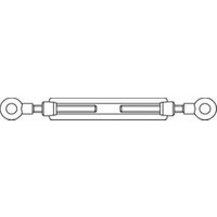 DIN 1480 Spannschlösser A 2 SP RR M 12 A 2 S von Industrial Quality Supplies