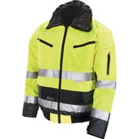 Warnschutz-Pilotenjacke Gr.L gelb/grau PREVENT von Asatex