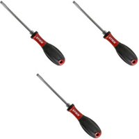 STIER Schlitz-Schraubendreher-Set mit 3K-Kraft-Griff, 4,0x0,8 | 5,5x1,0 | 6,5x1,2 mm (3-tlg.) von STIER