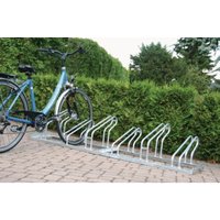 WSM FahrradBügelparker mit 10 Radständen 90 Grad feuerverzinkt zerlegt von Industrial Quality Supplies