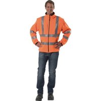 Warnschutz-Softshelljacke Gr.XXL orange PREVENT von Asatex