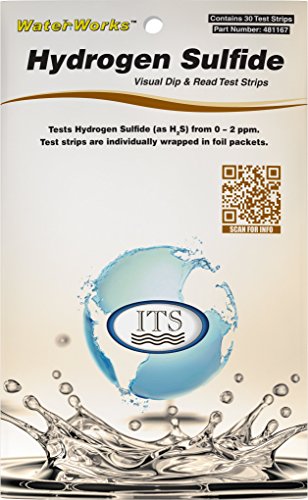 ITS Europe WaterWorks 481167 Schwefstoff-Teststreifen (30 in Folie verpackte Teststreifen) von Industrial Test Systems