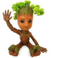 Niedlicher Baby Groot Blumentopf/Luftpflanzenhalter Sukkulententopf 3D Gedruckt Modell 004 von Industrial3DNYC