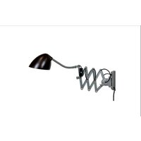 Graue Industrie Scheren Wandlampe Von Elektroinstala, 1960Er Graue Industrie Scheren Wandlampe Von Elektroinstala, 1960Er von IndustrialAntik