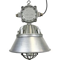 Große Industrielle Käfig Hängelampe Aus Aluminiumguss Von Polam Wilkasy, 1970Er Jahre Große Industrielle Käfig Hängelampe Aus Aluminiumguss Von Polam Wilkasy, 1970Er Jahre von IndustrialAntik