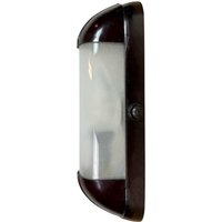 Vintage Bakelit Wandlampe Mit Milchglas, 1950Er Jahre von IndustrialAntik