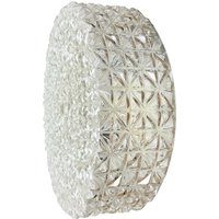 Vintage Glas Wand - Oder Deckenleuchte, 1970Er Jahre von IndustrialAntik