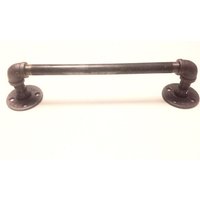 Industrielle 1/2" Schwarze Rohr Handtuchhalter | 20" Oder 26" Industrielle 1/2" Schwarze Rohr Handtuchhalter | 20" Oder 26" von IndustrialDecorStyle