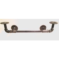 Industrielle Schwarze Rohr Regal Halterung | Pick 1/2" Oder 3/4" Rohr(Wählen Sie Ihre Eigene Tiefe 3", 4", 5" 6" Industrielle Schwarze Rohr Regal Halterung | Pick 1/2" Oder 3/4" Rohr(Wählen Sie Ihre Eigene Tiefe 3", 4", 5" 6" von IndustrialDecorStyle