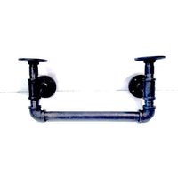 Industrielle Schwarze Rohr Regal Halterung | Pick 1/2" Oder 3/4" Rohr(Wählen Sie Ihre Eigene Tiefe 3", 4", 5" 6" Industrielle Schwarze Rohr Regal Halterung | Pick 1/2" Oder 3/4" Rohr(Wählen Sie Ihre Eigene Tiefe 3", 4", 5" 6" von IndustrialDecorStyle