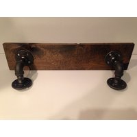 Industrielles Urbanes Regal Mit 1/2 "Rohr Und 3 "x 12" Holz | Wählen Sie Ihren Eigenen Fleck & Ihre Größe 12"-36" von IndustrialDecorStyle