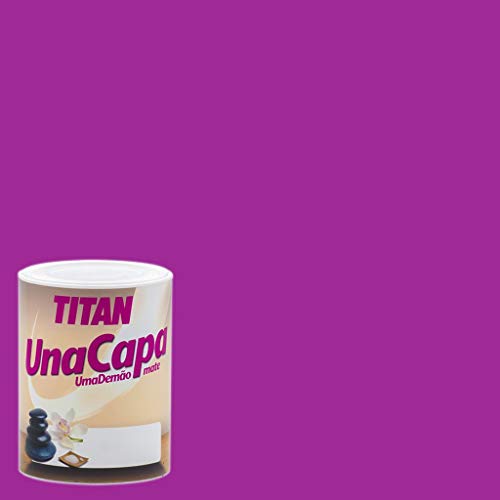 Industrien Titan. S.L 69630534 Wandfarbe matt 750 ml Purpura int. mono eine Schicht Titan von Industrias Titan. S.L