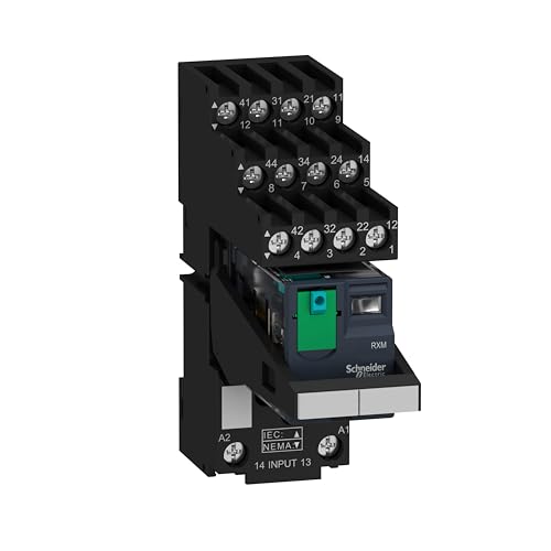Industry RXM4AB2BDPVS Relé RXM con LTB + LED y Zócalo de termi von Industry