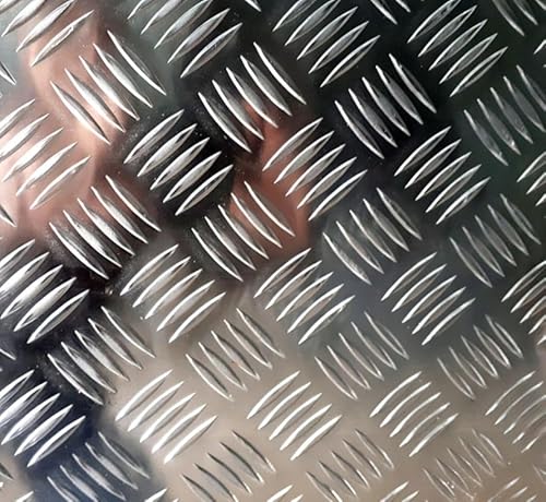 Alu Riffelblech Aluminium Warzenblech Tränenblech Blech 2,3,4,5mm 50-100/50cm (4mm - 50cm x 50cm) von IndustryEU