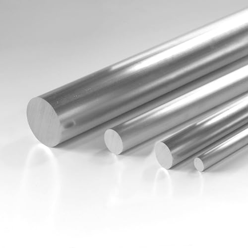 Aluminium Rundstange wählbar Rundmaterial Rundstab rund Ø 10mm bis 35mm NUE Länge 200cm (20mm) von IndustryEU