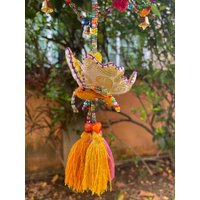 Mb0028 Baby Mobile, Handgemacht, Home Living, Decor, Mobiles, Baby Mobile, Hängende Perlen Bunt, Boho Mobile, Design Niedlich von IndycraftsDesigns