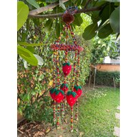 Mb0175 Handgemachte Mobile Hanging Für Zuhause Dekor, Mobiles, Baby Mobile, Bunte Perlen Hängend, Boho Design Niedlich Pom Dekorieren von IndycraftsDesigns
