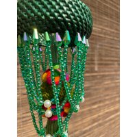 Mb0186 Handgemachte Mobile Hanging Für Zuhause Dekor, Mobiles, Baby Mobile, Bunte Perlen Hängend, Boho Design Niedlich Pom Dekorieren von IndycraftsDesigns