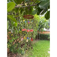 Mb0193 Handgemachte Mobile Hanging Für Home Decor, Mobiles, Baby Mobile, Bunte Perlen Hängend, Boho Design Niedlich Pom Dekorieren Mb0193 Handgemachte Mobile Hanging Für Home Decor, Mobiles, Baby Mobile, Bunte Perlen Hängend, Boho Design Niedlich Pom Dekorieren von IndycraftsDesigns