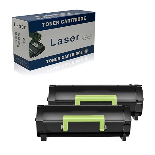 Ineecink Kompatible Tonerkartusche Als Ersatz Für Lexmark MS321 56F1000 Zur Verwendung Mit Lexmark MS321 MS421 MS521 MS621 MS622 MX321 MX421 MX521 MX621 Drucker,(Schwarz-6000 Seiten),2 pack von Ineecink
