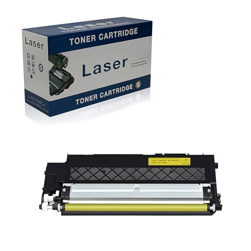 Ineecink Kompatible Tonerkartusche Als Ersatz Für Samsung CLT-407S CLT-K407S CLT-C407S CLT-M407S CLT-Y407S Zur Verwendung Mit Samsung CLP-320N 321N 325W CLX-3185FN 3185FW 3185N Drucker,Gelb von Ineecink