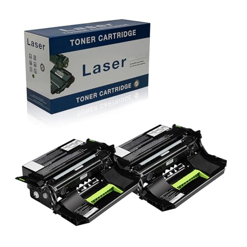 Ineecink Kompatible Trommeleinheit Als Ersatz Für Lexmark MS531 66S0ZA0 66S0Z00 Für Lexmark MX532 MX632 M3350 XM3350 MS531 MS631 MS632 MS639 Drucker, (Schwarz - 75000 Seiten),2 pack von Ineecink